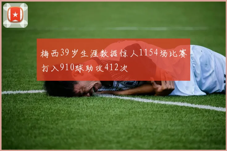 梅西39岁生涯数据惊人1154场比赛打入910球助攻412次